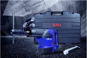 SALI-2142P Heavy Duty Electric Demolition Jack Hammer 25J 14.6Kg/1500W SDS-MAX Chisel & Point Chisel Bit