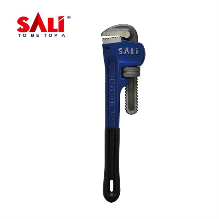 SALI Heavy Duty Pipe Wrench With Rubber Grip