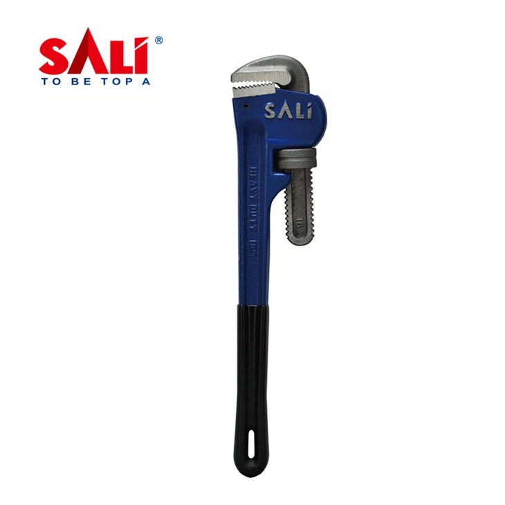 SALI Heavy Duty Pipe Wrench With Rubber Grip