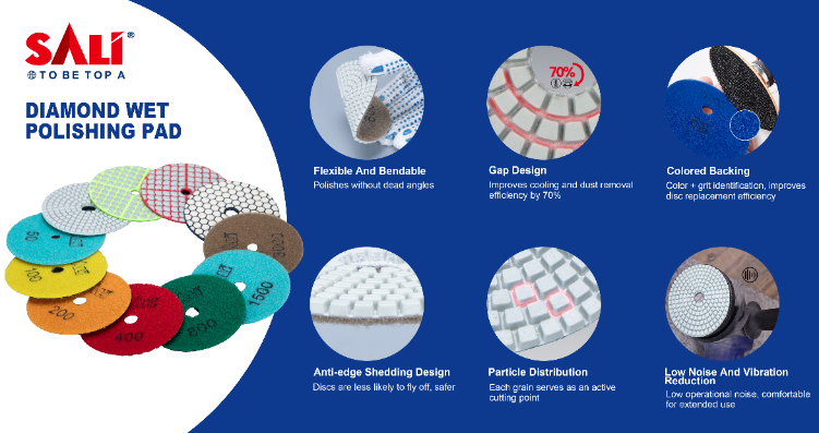 SALI Diamond Wet Polishing Pads suppliers